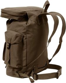 img 2 attached to Versatile Black European Rucksack 7And Half: Functional and Stylish Travel Companion