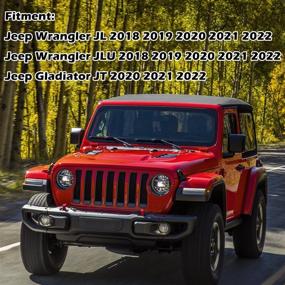 img 3 attached to 🚗 JOJOMARK Совместим с аксессуарами Jeep Wrangler JL, JLU и Gladiator JT - Органайзер для автоматической коробки передач для моделей 2022-2018