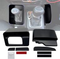 🚗 jojomark compatible with jeep wrangler jl, jlu, and gladiator jt accessories - auto transmission organizer tray for 2022-2018 models logo