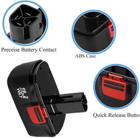 img 2 attached to [Upgraded to 3.6Ah] 2 Pack Replacement Battery Compatible with Craftsman C3 DieHard 19.2 Volt Battery 130279005 130279003 130279017 315.115410 315.113753 315.11485 1302350211323903 1323517 120235021