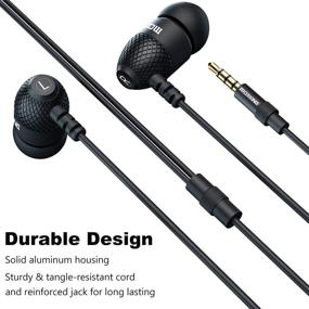 img 3 attached to 🎧 Enhanced Audio Experience: Moxking Earphones with Microphone for Optimal Sound Isolation