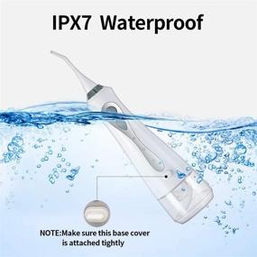 img 1 attached to BEWEBEME Cordless Water Flosser for Teeth - Rechargeable Oral Irrigator for Braces, 3 Modes, IPX7 Waterproof, 230ML Cleanable Water Tank
