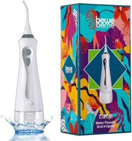 img 4 attached to BEWEBEME Cordless Water Flosser for Teeth - Rechargeable Oral Irrigator for Braces, 3 Modes, IPX7 Waterproof, 230ML Cleanable Water Tank