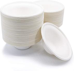 img 4 attached to 🌱 Eco-Friendly 8 Oz Paper Bowls - Biodegradable & Convenient 125 Pack