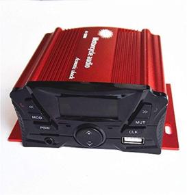 img 1 attached to Secure and Powerful 12V Anti-Theft Bluetooth Amplifier Sound System for ATV/UTV with Hand-Free Speakers and Remote Control