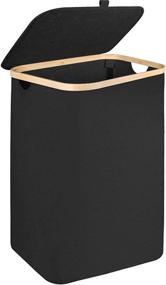 img 4 attached to 87L Laundry Hamper Lid Collapsible Storage & Organization