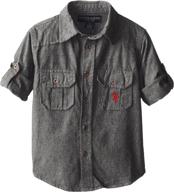 👕 high-quality boys chambray shirt by u.s. polo assn. logo