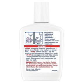 img 2 attached to 💪 Enhanced Hold Fixodent Denture Adhesive Powder - 1.6 Oz