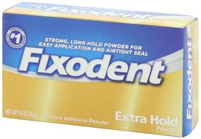 img 1 attached to 💪 Enhanced Hold Fixodent Denture Adhesive Powder - 1.6 Oz