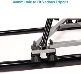 img 3 attached to 🎥 Proaim Swift Heavy Duty Camera Tripod Dolly with Wheels for DSLR Video Photography Film (SWFT-DL) - Track &amp; Jib Compatible