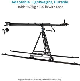 img 1 attached to 🎥 Proaim Swift Heavy Duty Camera Tripod Dolly with Wheels for DSLR Video Photography Film (SWFT-DL) - Track &amp; Jib Compatible