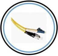 🔌 оптический патч-корд на волоконно-оптическом кабеле - одномодовый - simplex - os1-9/125um (1 м, fc к lc) от pacsatsales. логотип