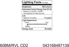 img 1 attached to 💡 Эффективное освещение: Потолочная лампа GE Lighting 48713 60 Вт для более ярких помещений