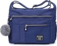 👜 rfid roomy crossbody purse for women - multiple pockets bag, fashionable top handle satchel and shoulder handbag logo
