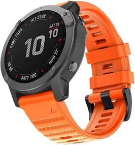 img 3 attached to Силиконовый совместимый ремешок для часов Forerunner Instinct