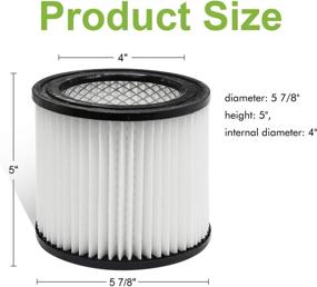 img 2 attached to 🔍 Hangup Cartridge Filter for Shop Vac 903-98: High-Quality Compatible Filter for Shop-Vac Wet/Dry Vacuum