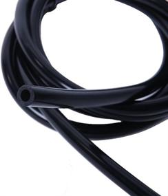 img 2 attached to 🔌 10FT High Performance Silicone Vacuum Hose - Hiwowsport, Black Color