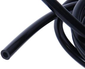 img 1 attached to 🔌 10FT High Performance Silicone Vacuum Hose - Hiwowsport, Black Color