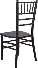 img 3 attached to 🪑 Enhance Your Space with Advantage Coffee Wood Chiavari Chair