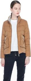 img 4 attached to YunSun Womens Jacket Puffer Beige