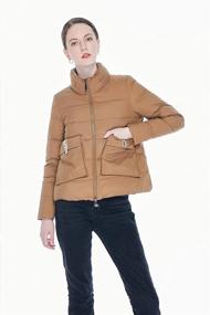 img 2 attached to YunSun Womens Jacket Puffer Beige