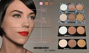 img 3 attached to 💄 Bronx Makeup Effect Palette Set: Premium Contour and Highlight for Enhanced Features