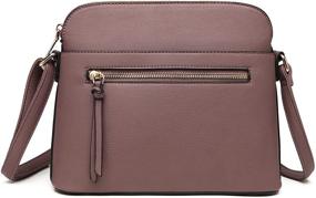 img 4 attached to 👜 Stylish Crossbody Bags & Wallets: Lightweight Leather Handbags for Women