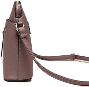 img 3 attached to 👜 Stylish Crossbody Bags & Wallets: Lightweight Leather Handbags for Women