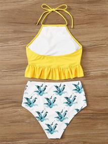 img 2 attached to 👙 ROVLET High Waisted Swimwear: Stylish Women's Clothing for Beach and Pool