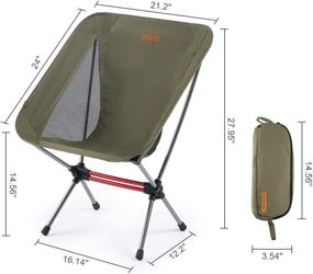 img 3 attached to Naturehike Folding Ultralight Portable Backrest