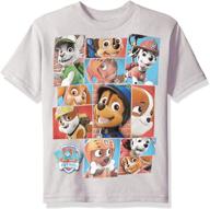 🚀 nickelodeon little patrol short sleeved t shirt: trendy boys' clothing for adventure seekers logo