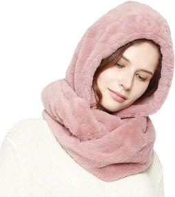 img 4 attached to Fashion 21 Women's Infinity Hooded Accessories for Scarves & Wraps