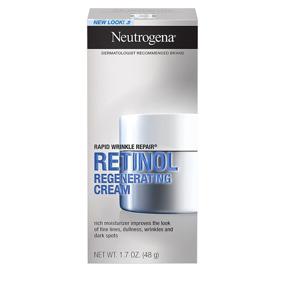 img 3 attached to 🧴 Neutrogena Rapid Wrinkle Repair Retinol Regenerating Anti-Aging Cream; Hyaluronic Acid Infused Retinol Moisturizer & Neck Cream, 1.7 oz