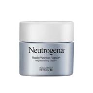 🧴 neutrogena rapid wrinkle repair retinol regenerating anti-aging cream; hyaluronic acid infused retinol moisturizer & neck cream, 1.7 oz logo