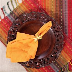 img 2 attached to Stunning Artisan Decorative 🎨 Placemats: Cotton Craft for Elegant Dining