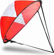 veritovita 42-inch downwind wind sail kit: quick setup, portable kayak accessories for paddle boarding logo