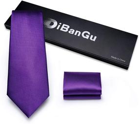 img 2 attached to 👔 Stylish DiBanGu Men's Accessories: Necktie, Handkerchief, Pocket Cufflink - Ideal for Ties, Cummerbunds & Pocket Squares