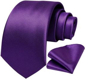 img 4 attached to 👔 Stylish DiBanGu Men's Accessories: Necktie, Handkerchief, Pocket Cufflink - Ideal for Ties, Cummerbunds & Pocket Squares