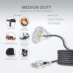 img 3 attached to Electronics Appliances Industrial Electrical Outdoor Extension Cord in Wiring & Connecting for Enhanced SEO