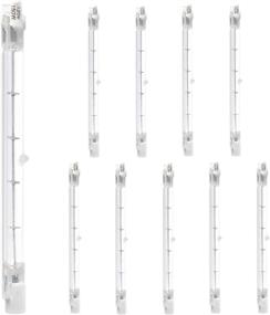 img 4 attached to 💡 eTopLighting 10-Pack Double Ended 120V 150W T3 Halogen Bulb - Flood Lights Quartz Tube Lamps for Exceptional Illumination