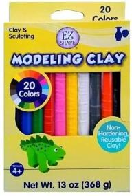 img 2 attached to EzShape Modeling Clay - Non-Hardening & Reusable - 20 Vibrant Colors