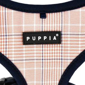 img 2 attached to 🐾 Puppia Blake Dog Harness - No-Choke Over-the-Head Harness with Fashionable Checkered Pattern and Adjustable Chest Belt