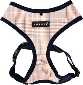 img 4 attached to 🐾 Puppia Blake Dog Harness - No-Choke Over-the-Head Harness with Fashionable Checkered Pattern and Adjustable Chest Belt