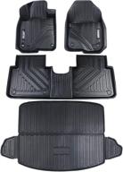 🚗 ultimate protection: vanseno all-weather car floor mats & cargo trunk liners for honda crv 2017-2021 logo