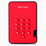 💾 istorage diskashur2 ssd 8tb red - password protected secure portable solid state drive - dust and water resistant, portable, military grade hardware encryption - usb 3.1 is-da2-256-ssd-8000-r logo