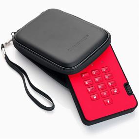 img 2 attached to 💾 iStorage diskAshur2 SSD 8TB Red - Password Protected Secure Portable Solid State Drive - Dust and Water Resistant, Portable, Military Grade Hardware Encryption - USB 3.1 IS-DA2-256-SSD-8000-R