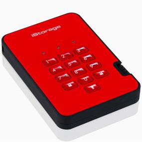 img 3 attached to 💾 iStorage diskAshur2 SSD 8TB Red - Password Protected Secure Portable Solid State Drive - Dust and Water Resistant, Portable, Military Grade Hardware Encryption - USB 3.1 IS-DA2-256-SSD-8000-R