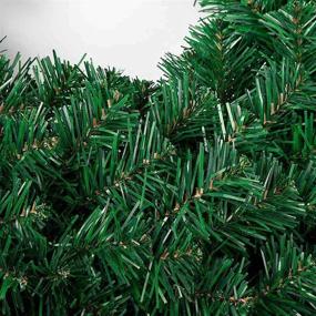 img 1 attached to 🎄 MayLove-US 12 Inch Canadian Artificial Pine Christmas Wreath Gifts for Christmas Party Decorations, Front Door Wreath, Unlit, Set of 3