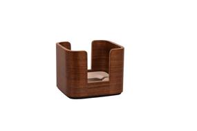 img 2 attached to 🧺 Tork 75900 Image Xpressnap Café Napkin Dispenser, Walnut Wood, 4.6" H x 5.75" W x 5.4" D - Pack of 4 Dispensers