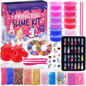 img 4 attached to 👸 Sparkle and Shine with the Princess Slime Kit for Colorful Girls
